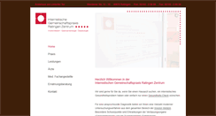 Desktop Screenshot of gemeinschaftspraxis-ratingen.de